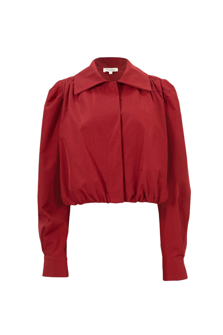 Chamarra corta estructurada