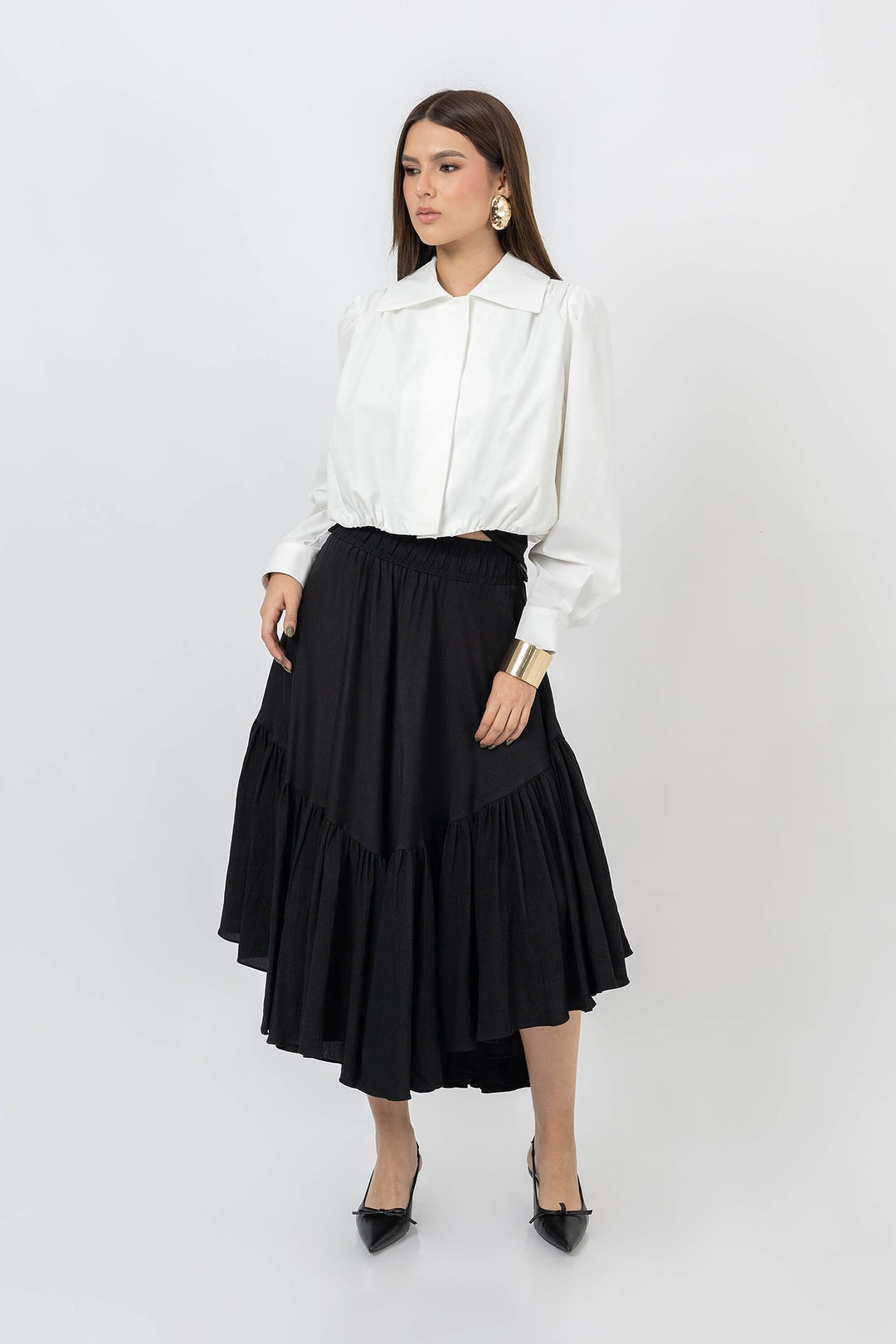 Chamarra corta estructurada