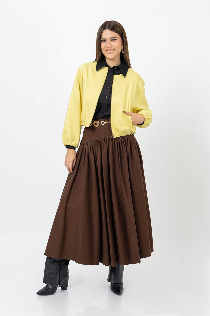 Chamarra tipo rompe vientos