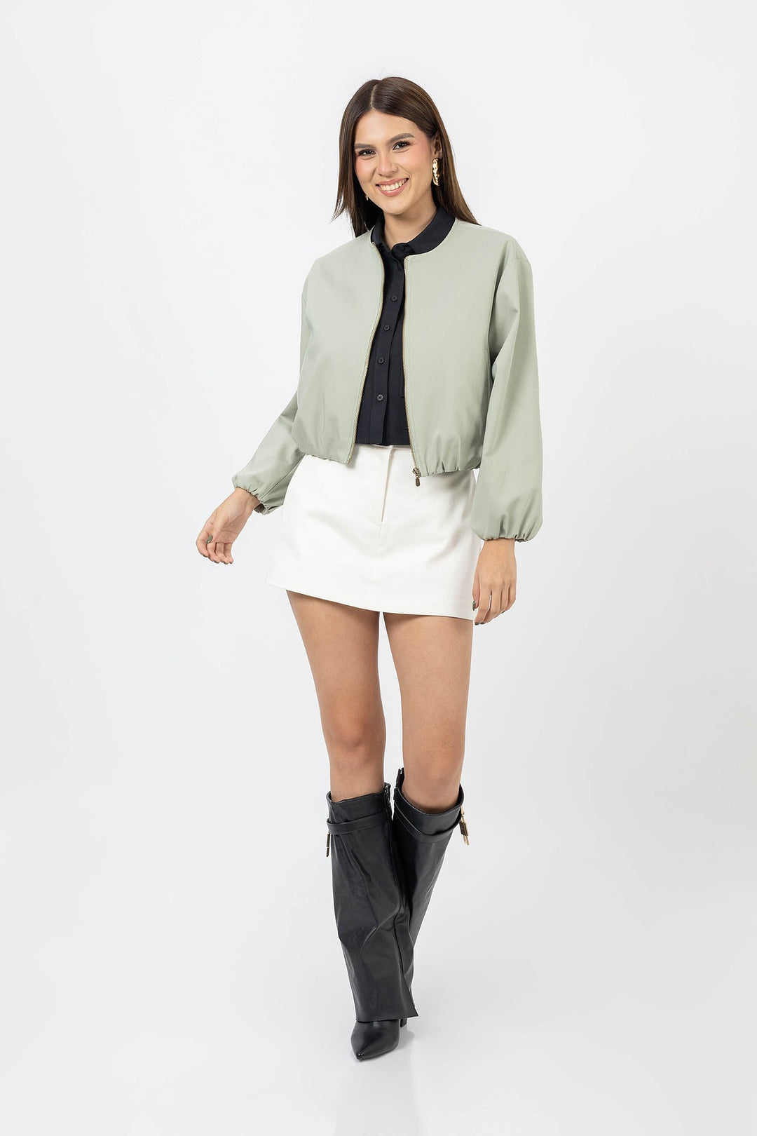 Chamarra tipo rompe vientos