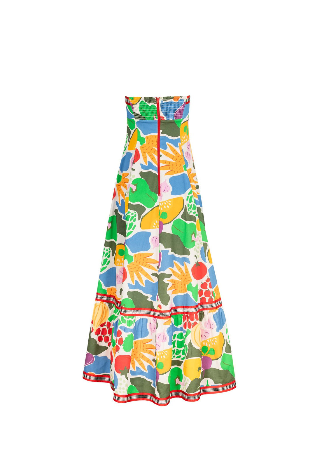 Vestido maxi estampado