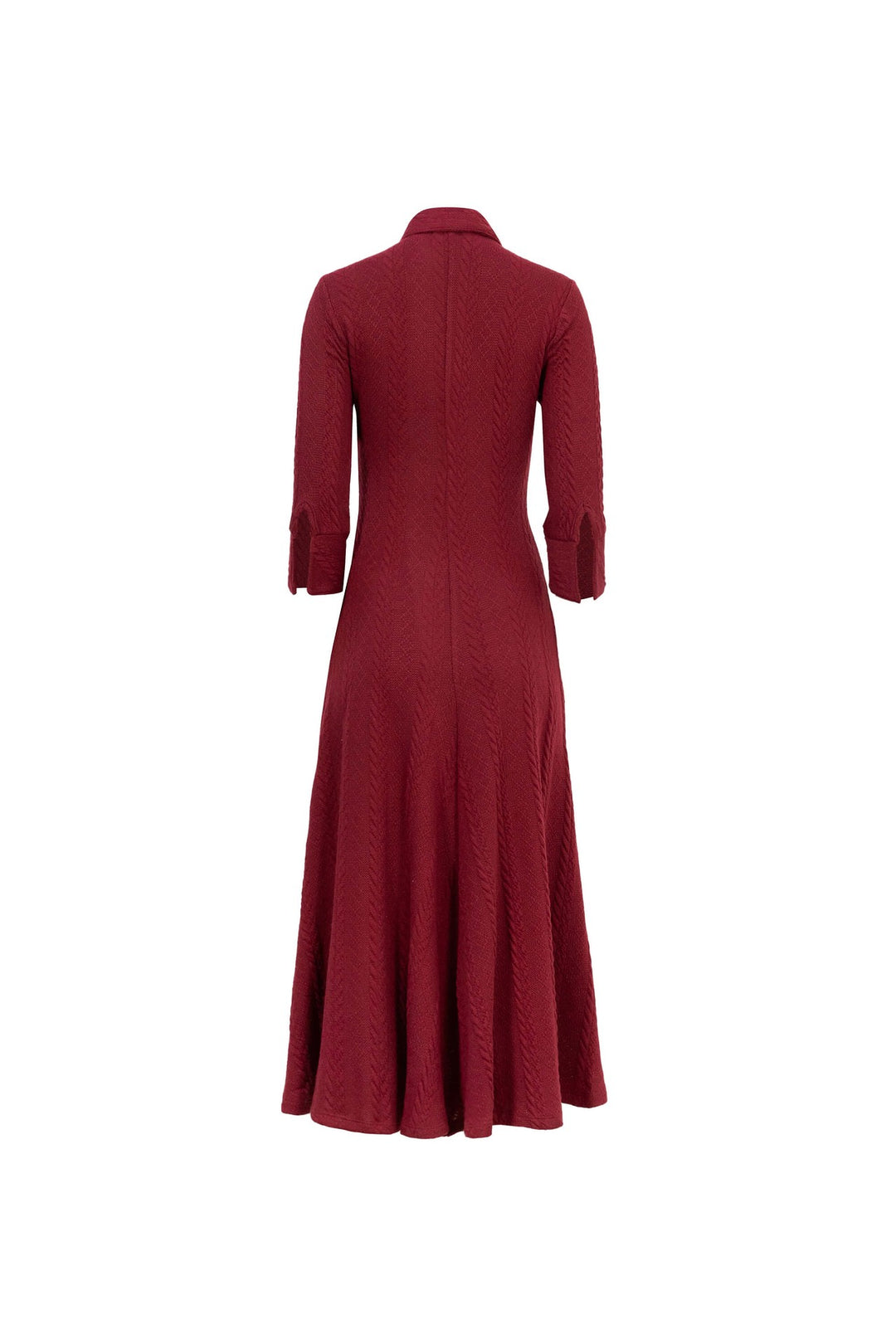 Vestido midi con manga 3/4