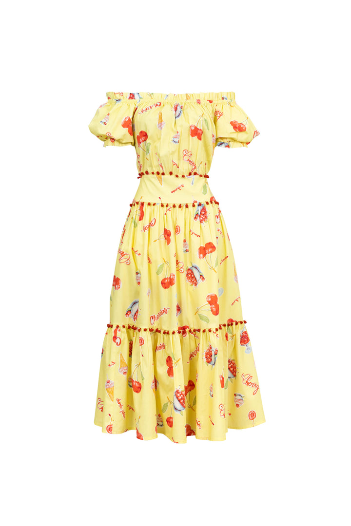 Vestido Off-Shoulder