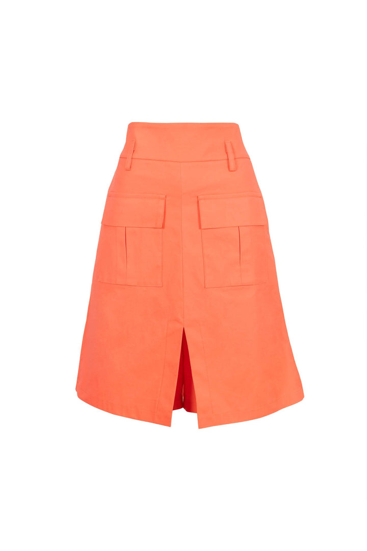 Short tipo falda con bolsillos cargo
