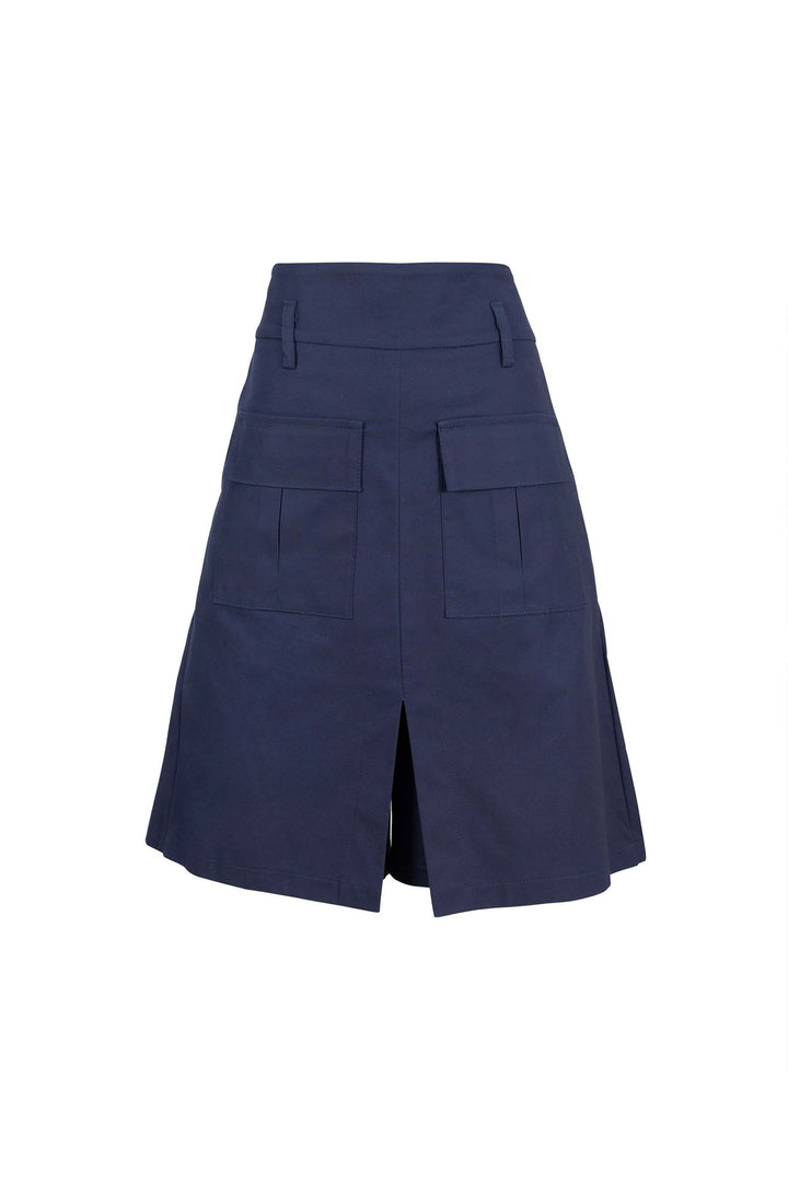 Short tipo falda con bolsillos cargo