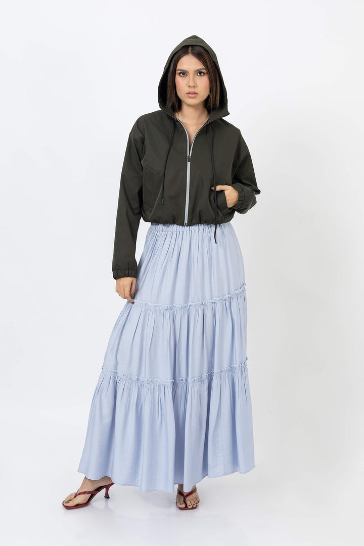 Chamarra ligera con capucha