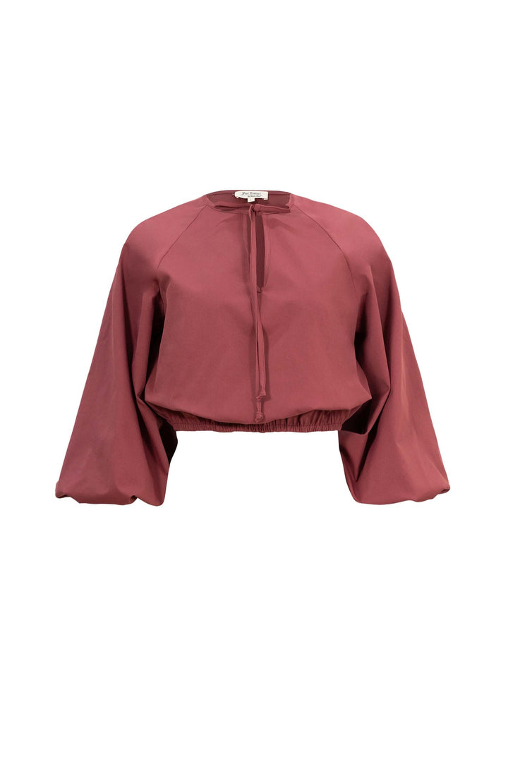 Blusa manga bishop