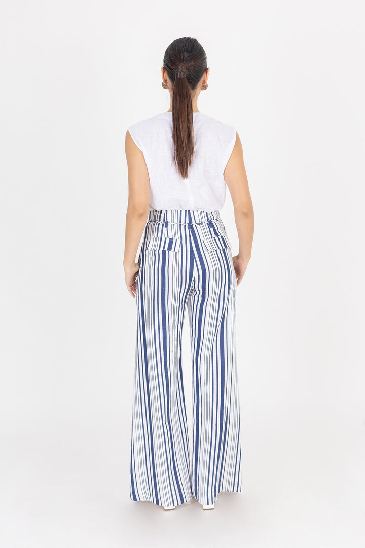 Pantalón palazzo de pierna ancha