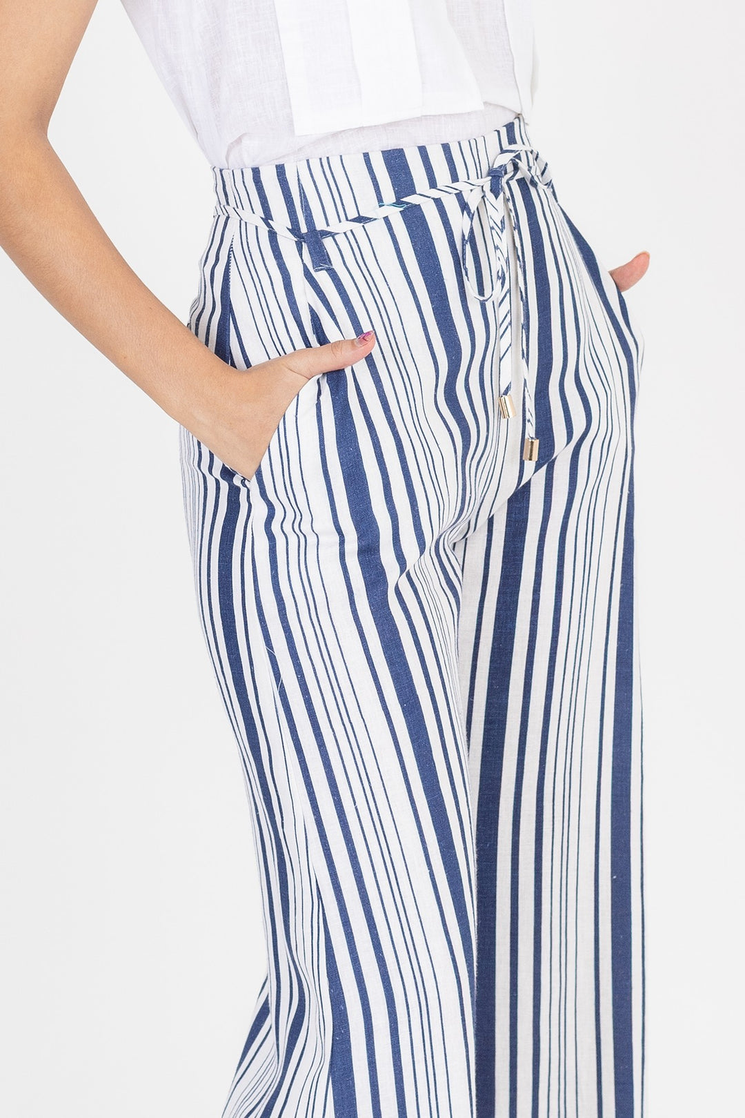 Pantalón palazzo de pierna ancha