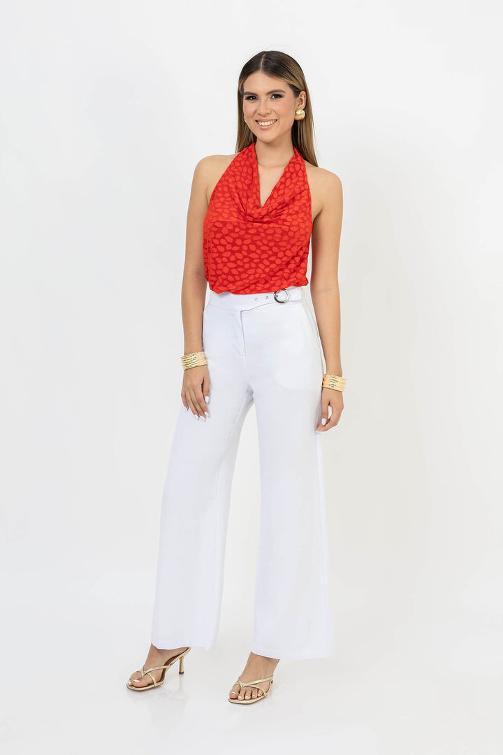 Pantalón amplio recto