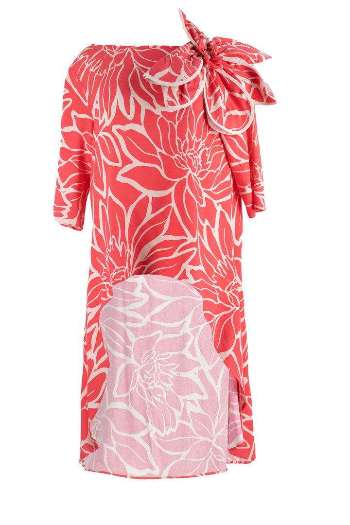 Blusa asimétrica estampada