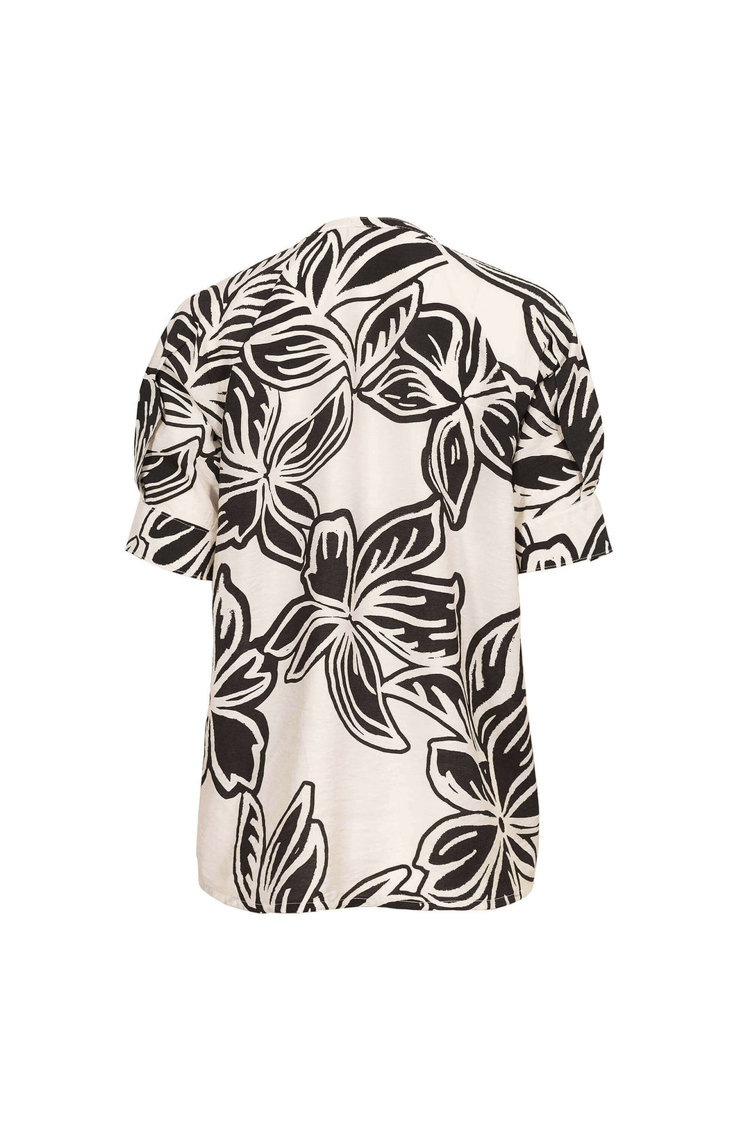 Blusa estampada con lazo