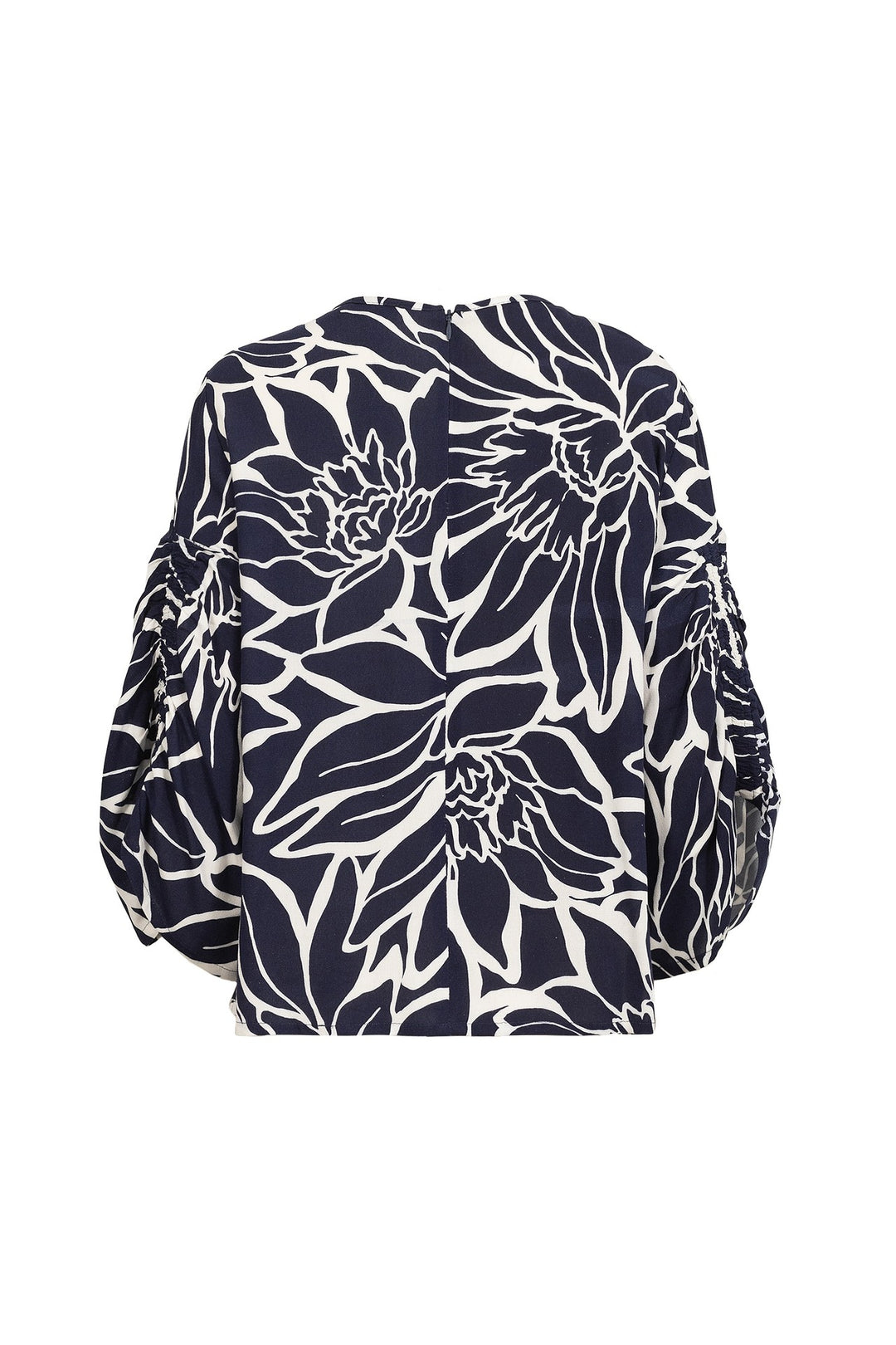 Blusa estampada de manga fluida