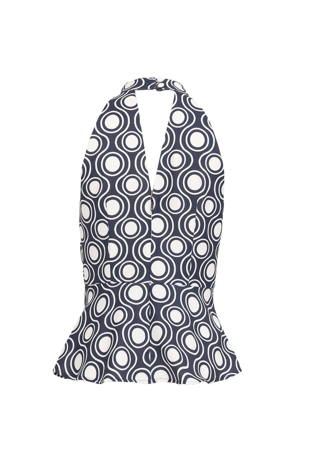 Blusa halter estampada