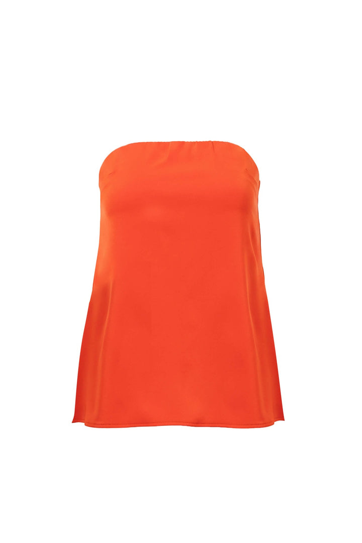 Set de Top Strapless y Pantalón Recto