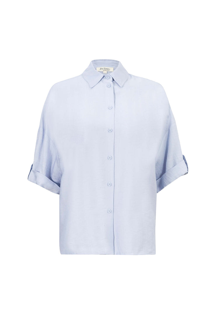 Blusa tipo camisera lisa