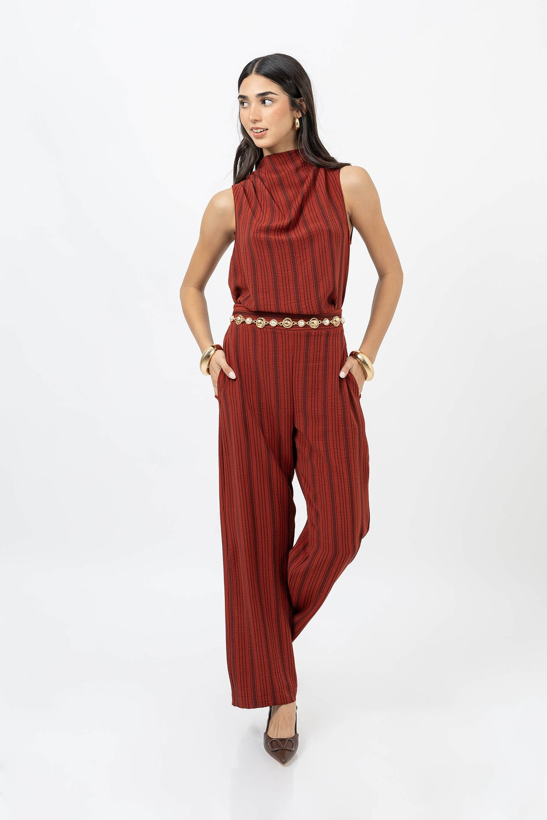 Blusa con escote columpio