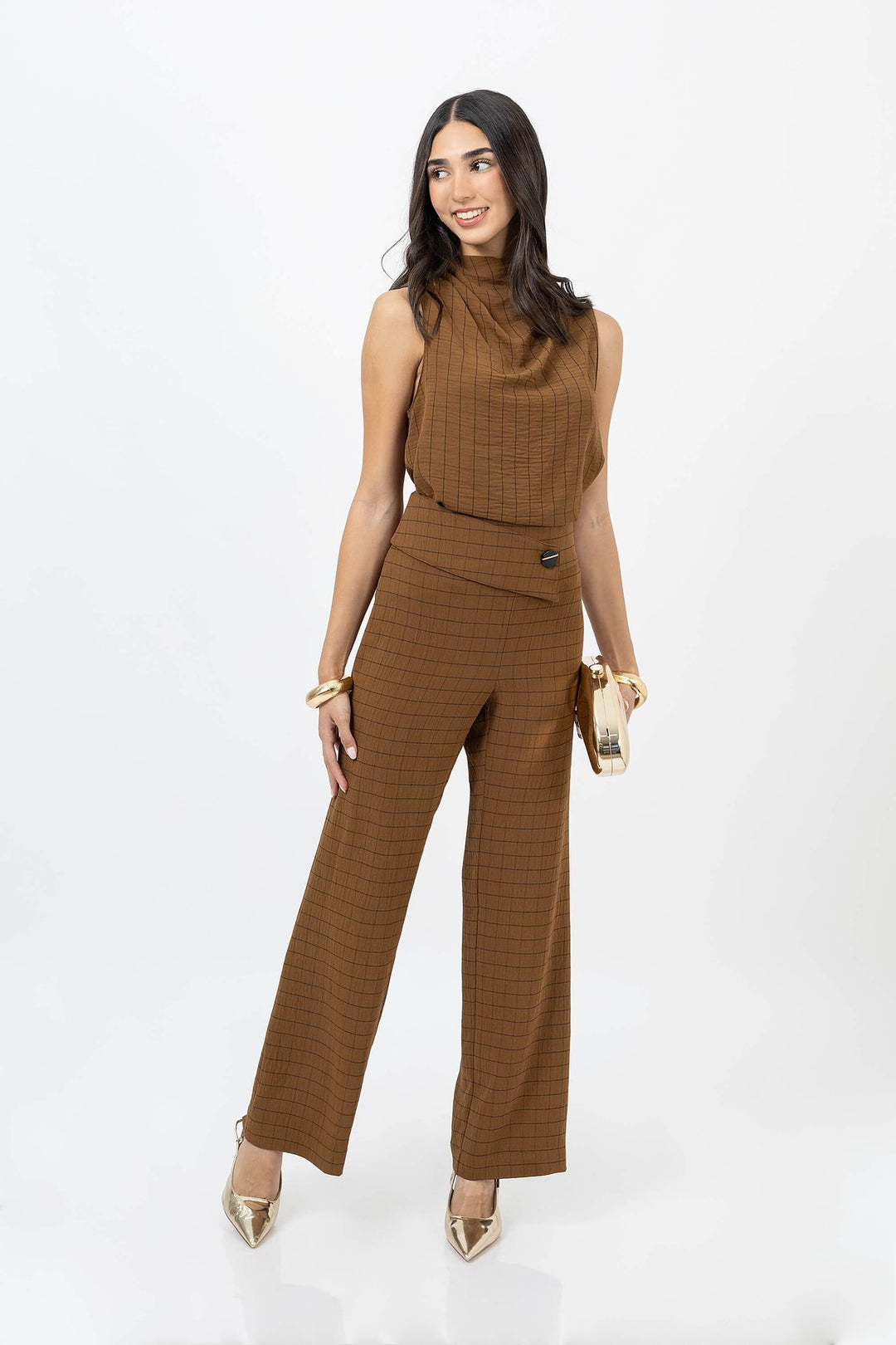 Blusa con escote columpio