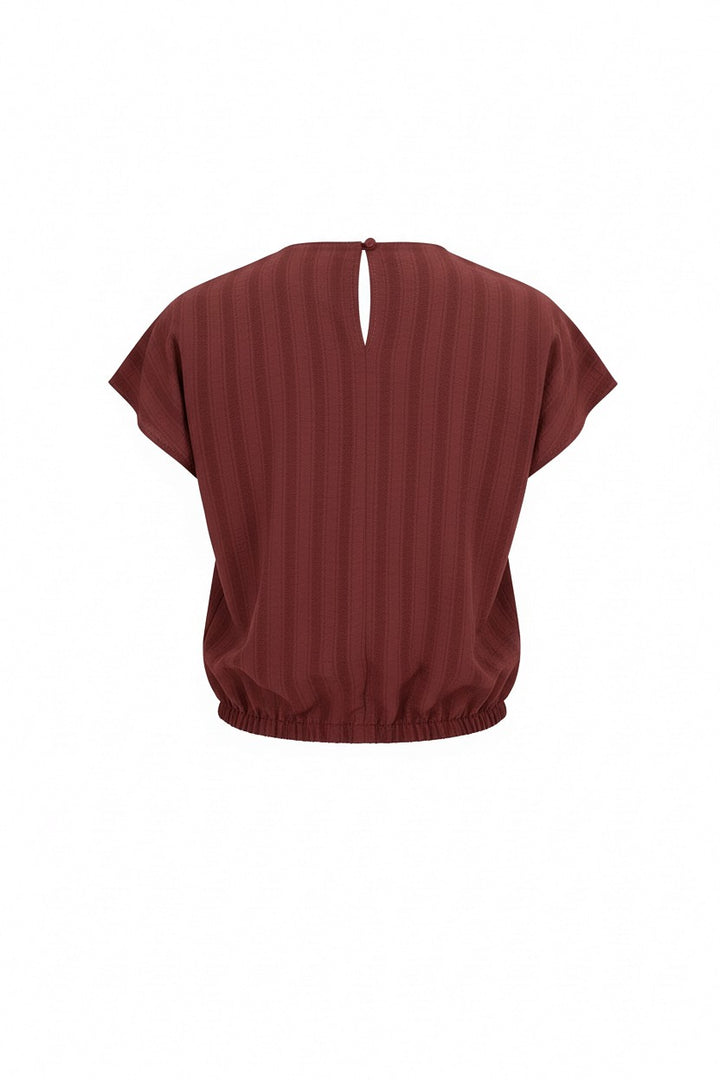 Blusa sin mangas con cordón