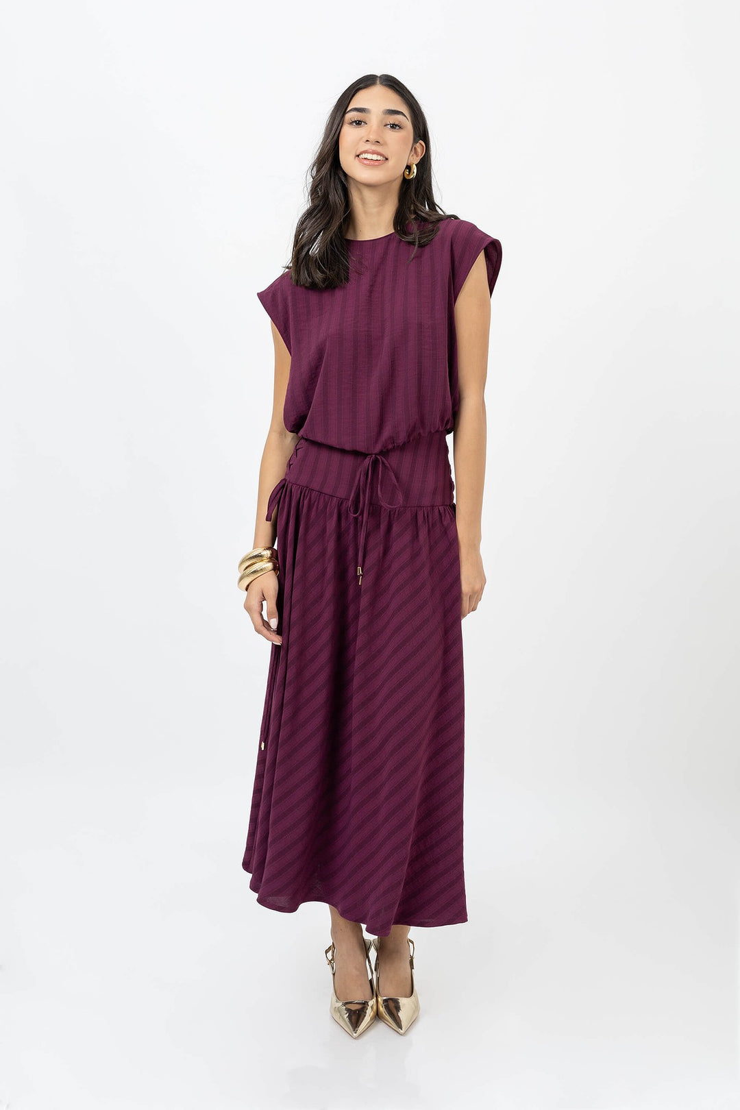 Blusa sin mangas con cordón