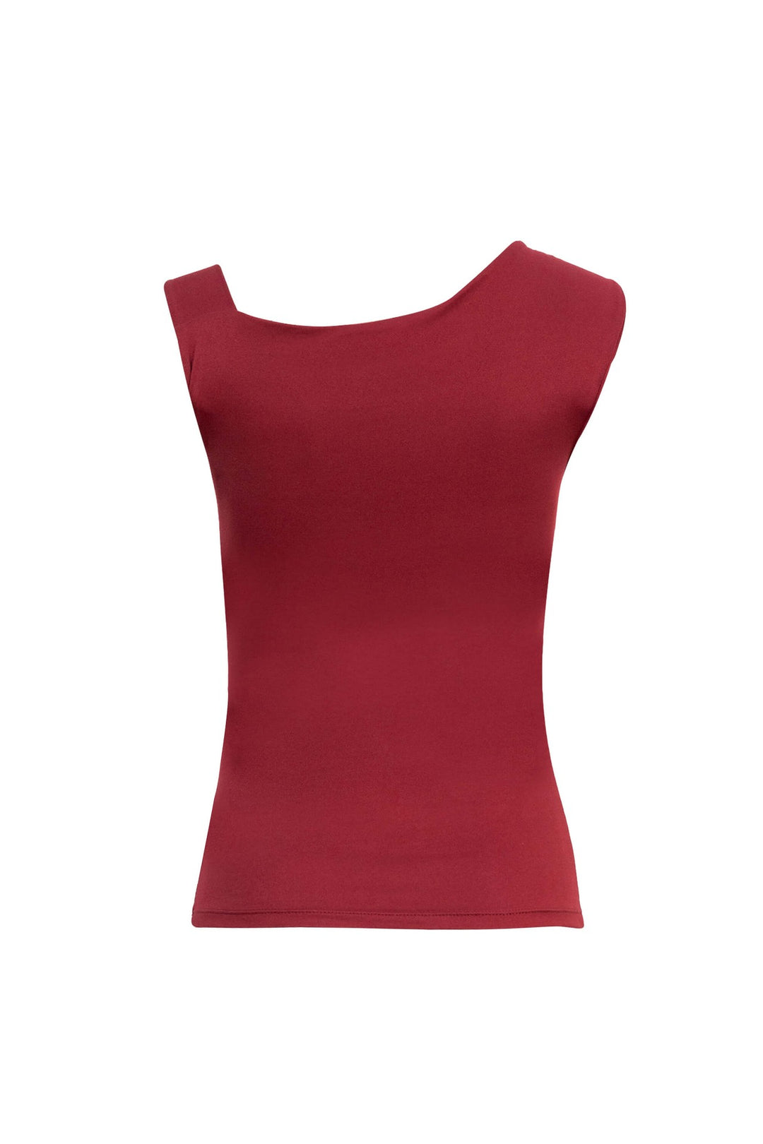 Blusa asimétrica con detalle dorado