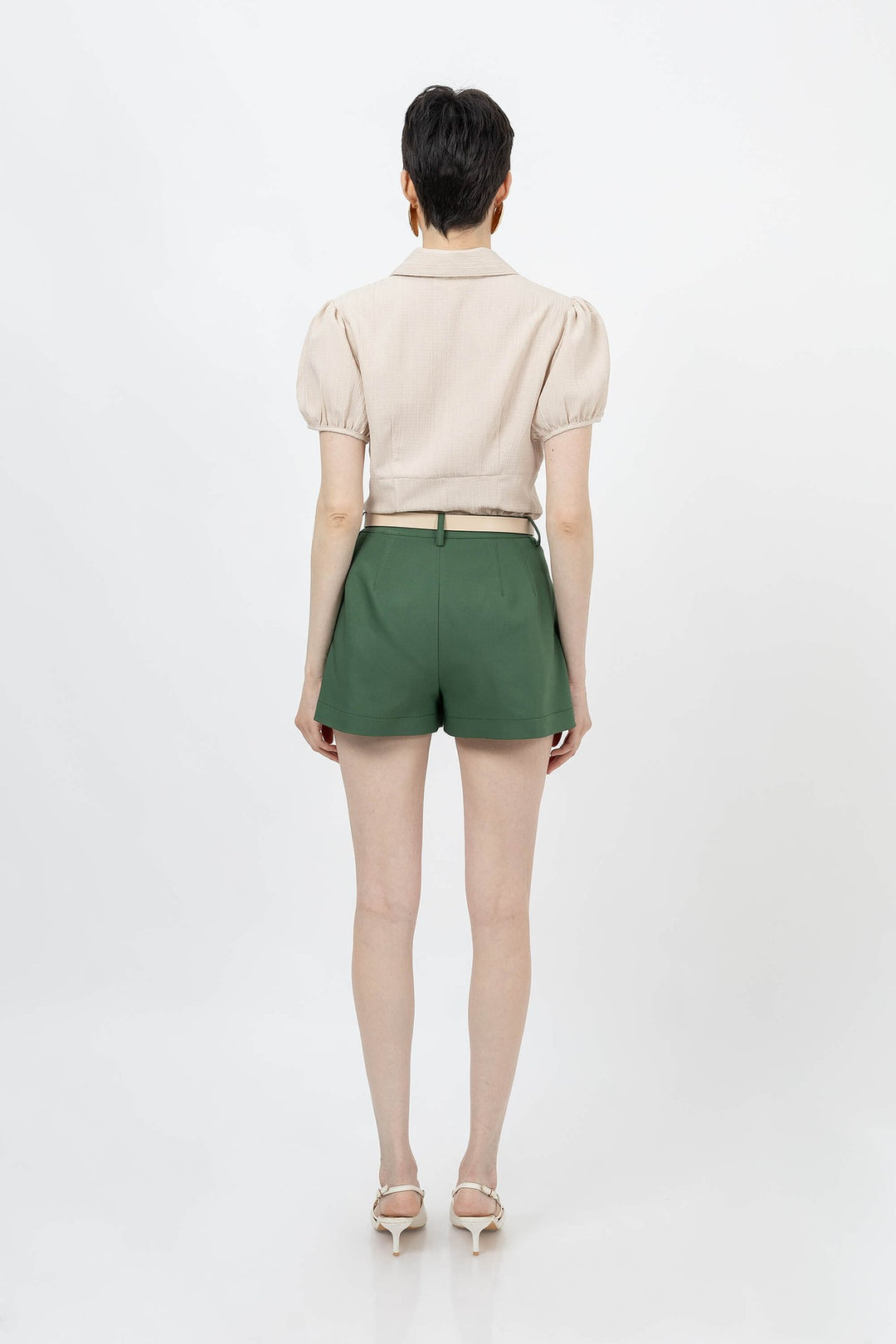 Short falda liso formal
