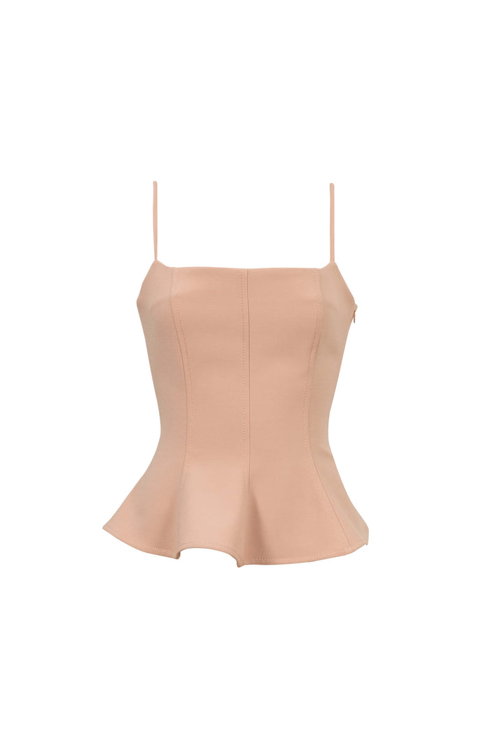 Top Peplum Estilo Corset