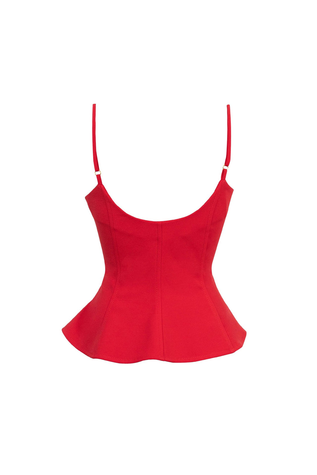 Top Peplum Estilo Corset