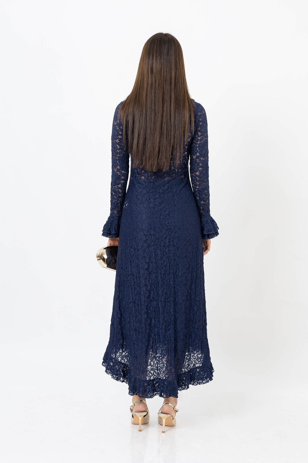 Ensamble largo de encaje