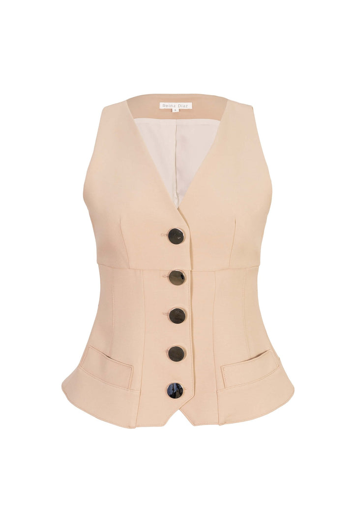 Chaleco tipo sastre elegante