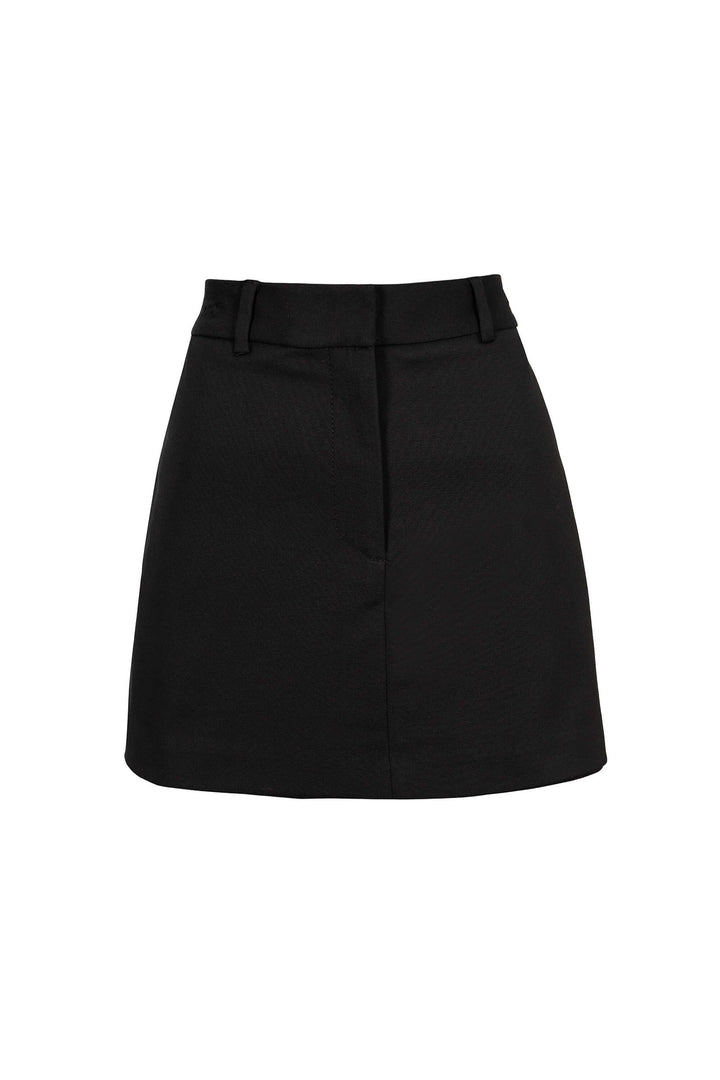 Short falda liso formal