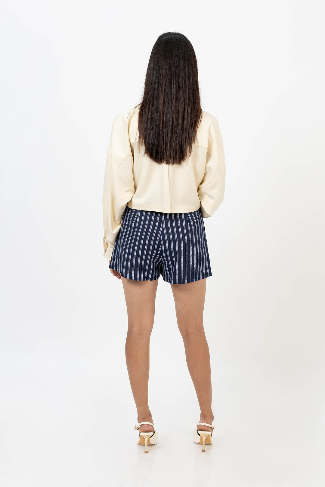 Short falda liso formal