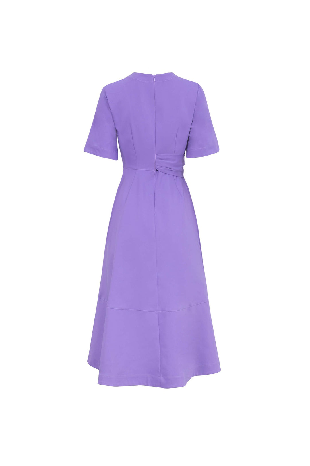 Vestido midi con hebilla elegante