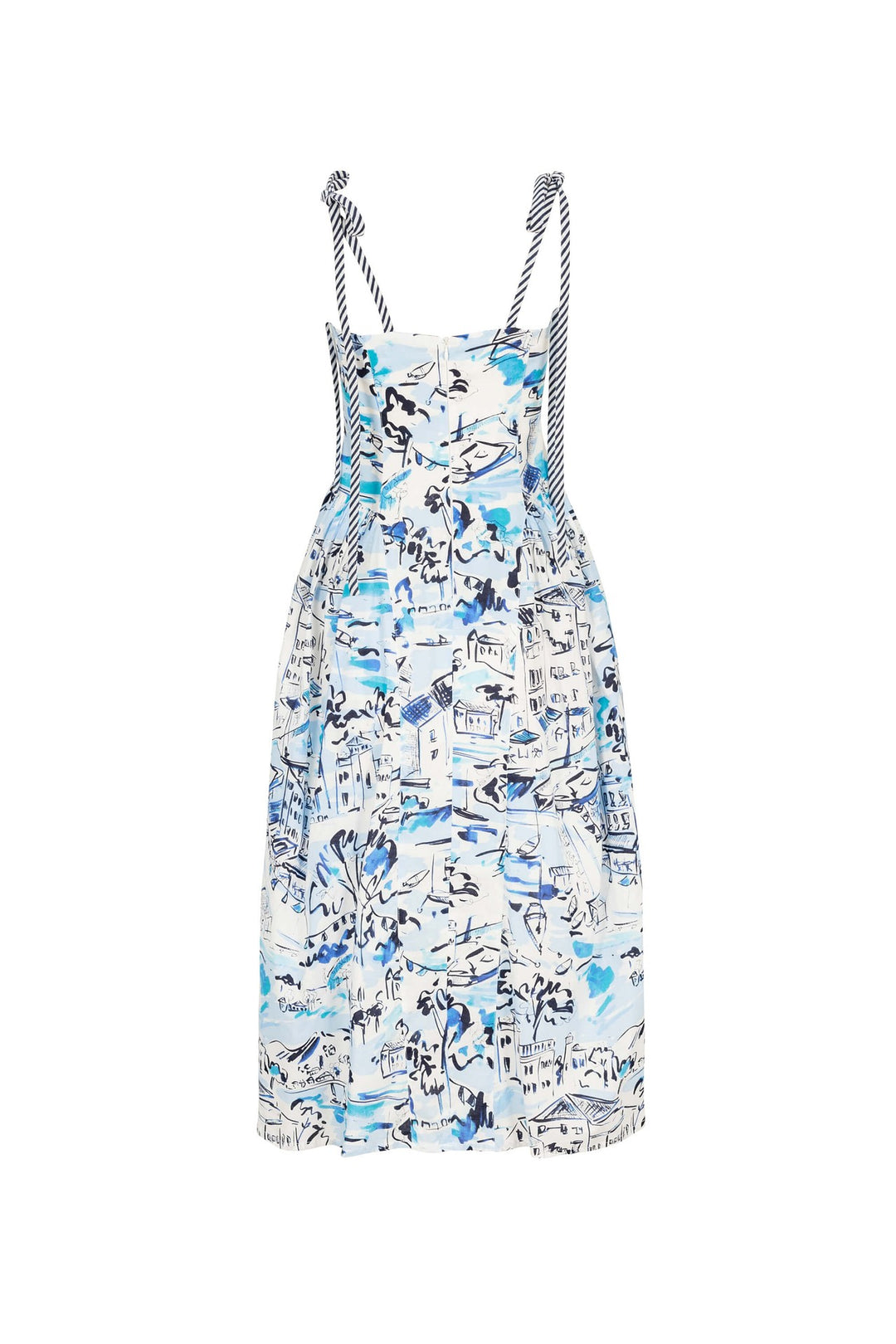 Vestido midi estampado